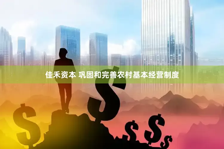 佳禾资本 巩固和完善农村基本经营制度